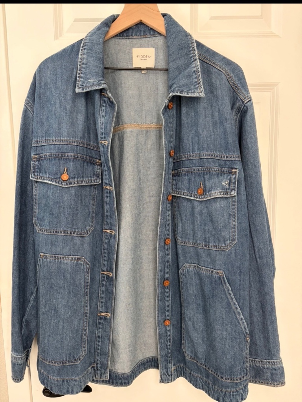 Hidden brand oversized jean jacket